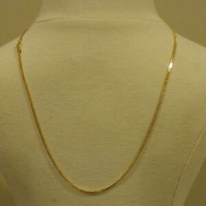 Necklace 22" inches .585 58% Yellow Gold and with 48% Sterling Silver!!!